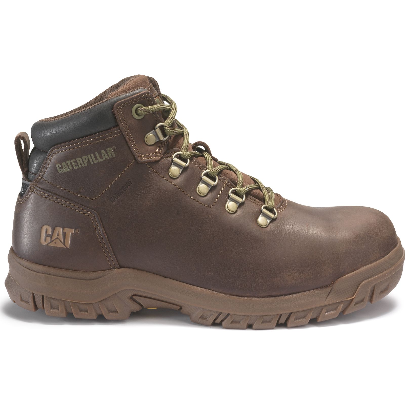 Women's Caterpillar Mae Steel Toe S3 Hro Wr Sra Work Boots Brown Ireland XCKQ49132